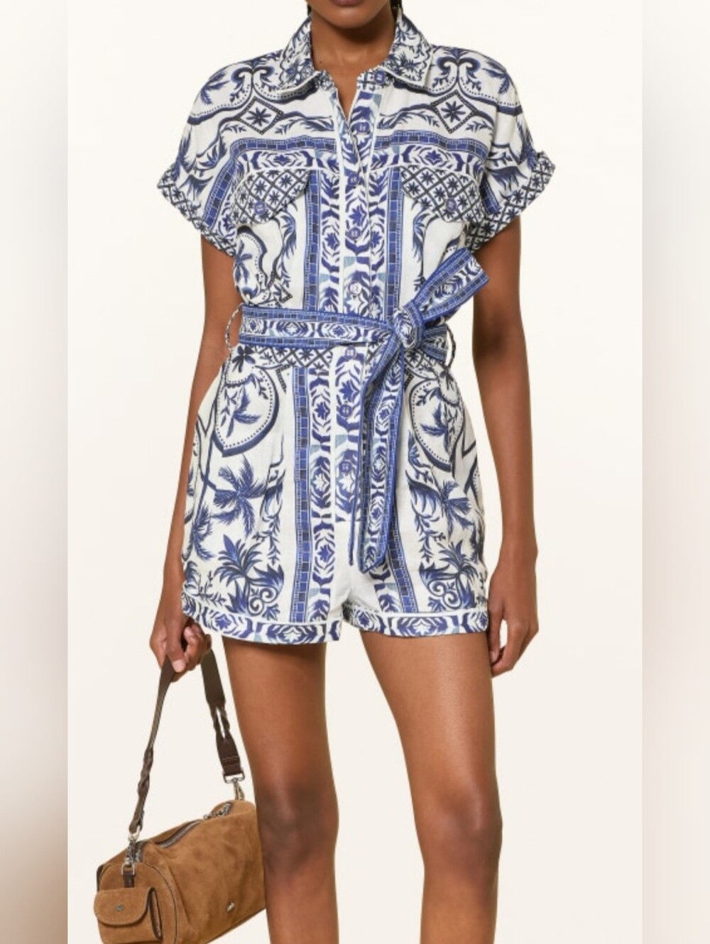 Farm Rio Linen Romper